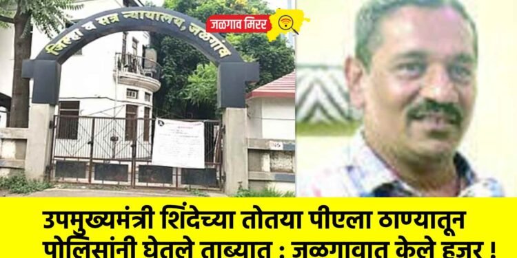 उपमुख्यमंत्री शिंदेच्या तोतया पीएला ठाण्यातून पोलिसांनी घेतले ताब्यात : जळगावात केले हजर !