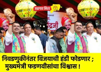 निवडणुकीनंतर विजयाची हंडी फोडणार ; मुख्यमंत्री फडणवीसांचा विश्वास !