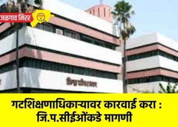 गटशिक्षणाधिकाऱ्यावर कारवाई करा : जि.प.सीईओंकडे मागणी