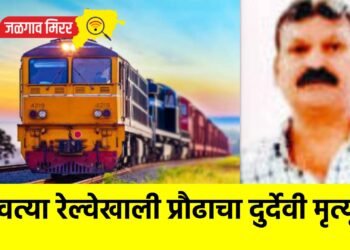 धावत्या रेल्वेखाली प्रौढाचा दुर्देवी मृत्यू !