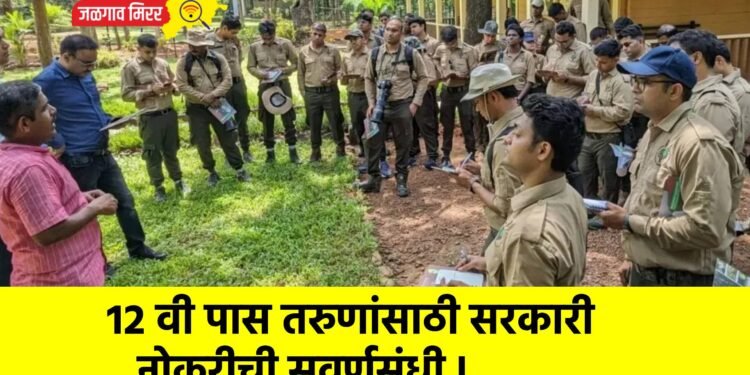 १२ वी पास तरुणांसाठी सरकारी नोकरीची सुवर्णसंधी !