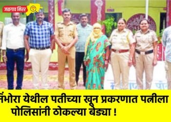 निंभोरा येथील पतीच्या खून प्रकरणात पत्नीला पोलिसांनी ठोकल्या बेड्या !