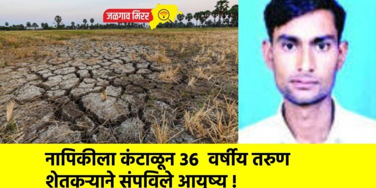 नापिकीला कंटाळून ३६  वर्षीय तरुण शेतकऱ्याने संपविले आयुष्य !