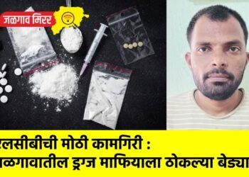 एलसीबीची मोठी कामगिरी : जळगावातील ड्रग्ज माफियाला ठोकल्या बेड्या !