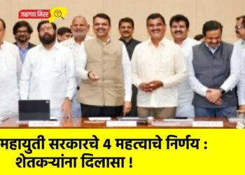 महायुती सरकारचे ४ महत्वाचे निर्णय : शेतकऱ्यांना दिलासा !