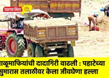 वाळूमाफियांची दादागिरी वाढली : पहाटेच्या सुमारास तलाठीवर केला जीवघेणा हल्ला