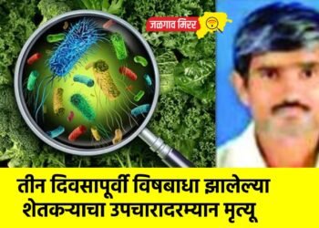 तीन दिवसापूर्वी विषबाधा झालेल्या शेतकऱ्याचा उपचारादरम्यान मृत्यू