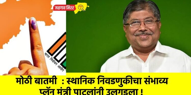 मोठी बातमी  : स्थानिक निवडणुकीचा संभाव्य प्लॅन मंत्री पाटलांनी उलगडला !