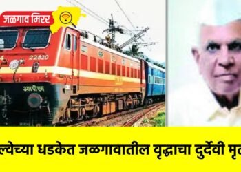 रेल्वेच्या धडकेत जळगावातील वृद्धाचा दुर्देवी मृत्यू !