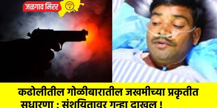 कढोलीतील गोळीबारातील जखमीच्या प्रकृतीत सुधारणा ; संशयितावर गुन्हा दाखल !