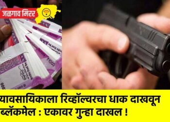 व्यावसायिकाला रिव्हॉल्वरचा धाक दाखवून ब्लॅकमेल : एकावर गुन्हा दाखल !