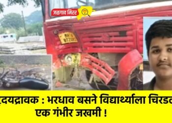 हृदयद्रावक : भरधाव बसने विद्यार्थ्याला चिरडले, एक गंभीर जखमी !