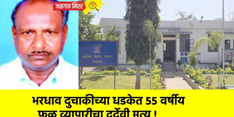 भरधाव दुचाकीच्या धडकेत ५५ वर्षीय फळ व्यापारीचा दुर्देवी मृत्यू !