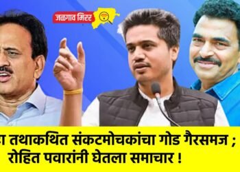 हा तथाकथित संकटमोचकांचा गोड गैरसमज ; रोहित पवारांनी घेतला समाचार !