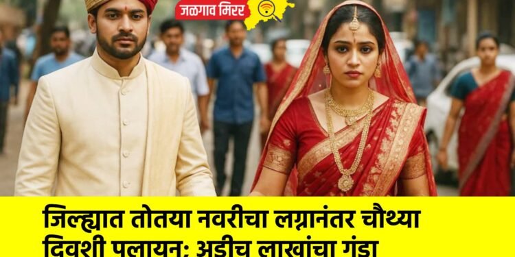 जिल्ह्यात तोतया नवरीचा लग्नानंतर चौथ्या दिवशी पलायन; अडीच लाखांचा गंडा