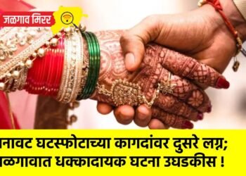 बनावट घटस्फोटाच्या कागदांवर दुसरे लग्न; जळगावात धक्कादायक घटना उघडकीस !