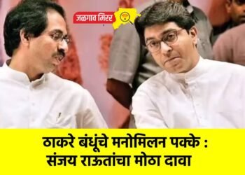 ठाकरे बंधूंचे मनोमिलन पक्के : संजय राऊतांचा मोठा दावा