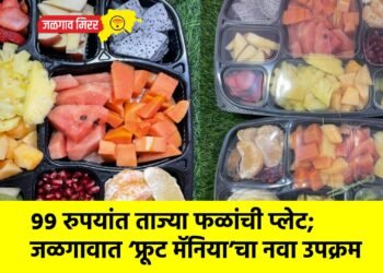 ९९ रुपयांत ताज्या फळांची प्लेट; जळगावात ‘फ्रूट मॅनिया’चा नवा उपक्रम