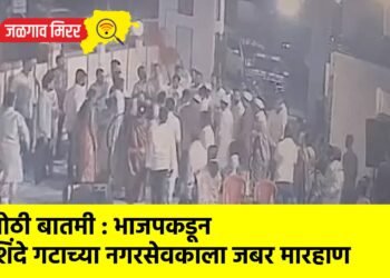 मोठी बातमी : भाजपकडून शिंदे गटाच्या नगरसेवकाला जबर मारहाण