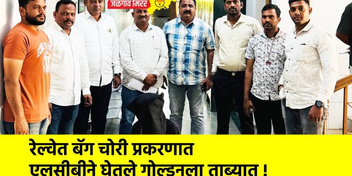 रेल्वेत बॅग चोरी प्रकरणात एलसीबीने घेतले गोल्डनला ताब्यात !