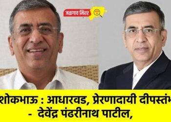 अशोकभाऊ : आधारवड, प्रेरणादायी दीपस्तंभ !