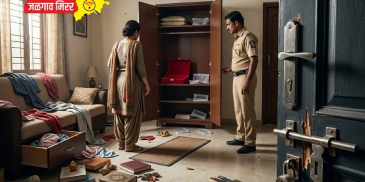 घराला कुलूप, चोरट्यांचा डल्ला; सत्यम पार्कमध्ये दीड लाखांचा ऐवज लंपास !