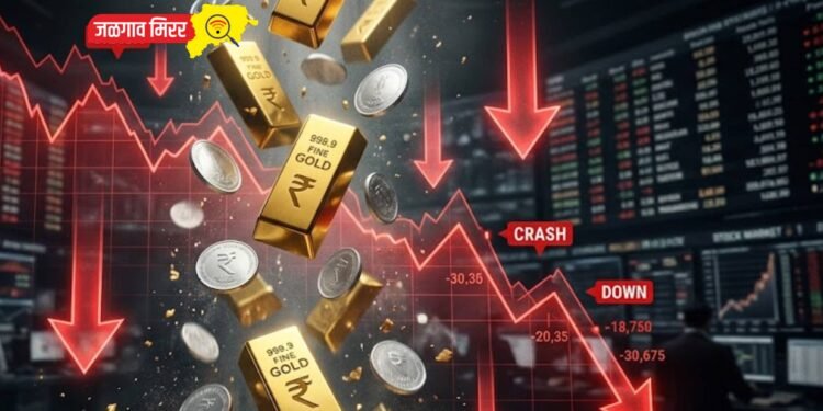 अचानक कोसळले सोनं-चांदी : अवघ्या १० दिवसांत मोठी घसरण; पुढे काय होणार?
