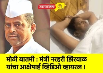 मोठी बातमी : मंत्री नरहरी झिरवाळ यांचा आक्षेपार्ह व्हिडिओ व्हायरल !