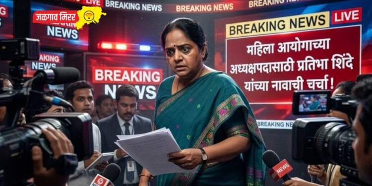 मोठी बातमी : महिला आयोगाच्या अध्यक्षपदासाठी प्रतिभा शिंदे यांच्या नावाची चर्चा !