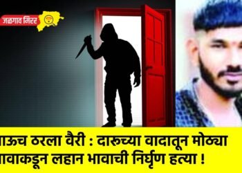 भाऊच ठरला वैरी : दारूच्या वादातून मोठ्या भावाकडून लहान भावाची निर्घृण हत्या !