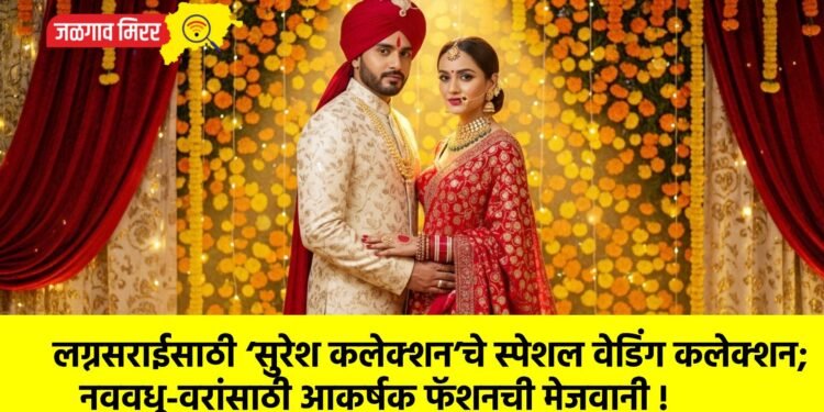 लग्नसराईसाठी ‘सुरेश कलेक्शन’चे स्पेशल वेडिंग कलेक्शन; नववधू-वरांसाठी आकर्षक फॅशनची मेजवानी !