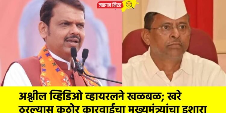 अश्लील व्हिडिओ व्हायरलने खळबळ; खरे ठरल्यास कठोर कारवाईचा मुख्यमंत्र्यांचा इशारा