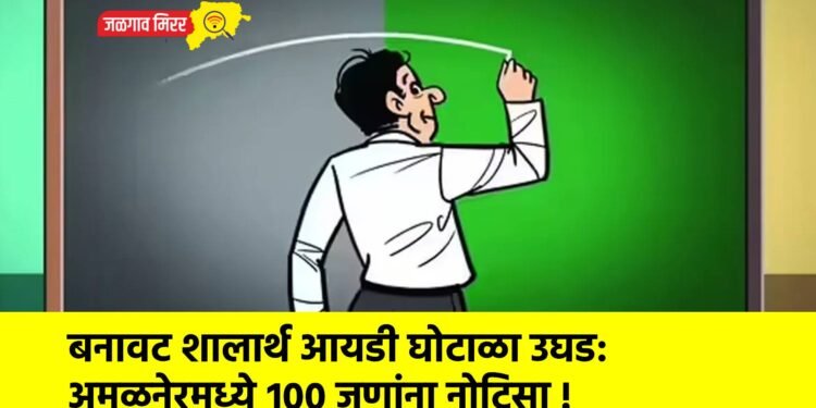 बनावट शालार्थ आयडी घोटाळा उघड: अमळनेरमध्ये १०० जणांना नोटिसा !