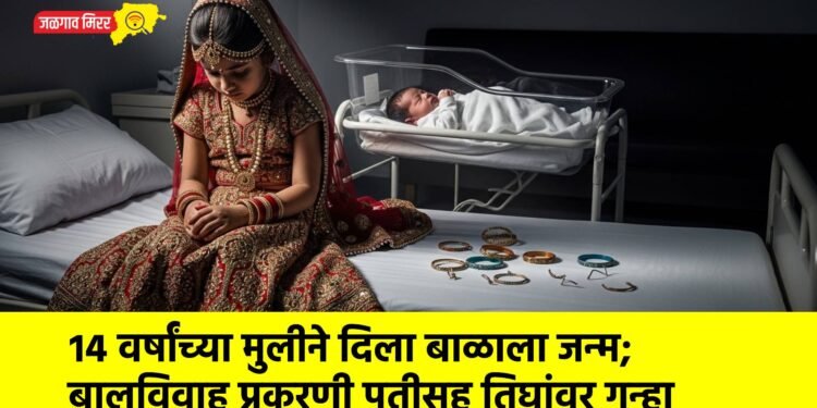 १४ वर्षांच्या मुलीने दिला बाळाला जन्म; बालविवाह प्रकरणी पतीसह तिघांवर गुन्हा