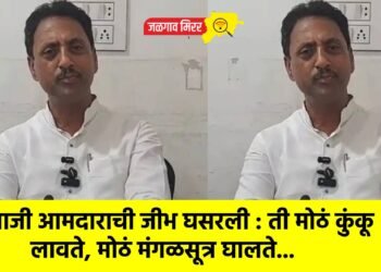 माजी आमदाराची जीभ घसरली : ती मोठं कुंकू लावते, मोठं मंगळसूत्र घालते…