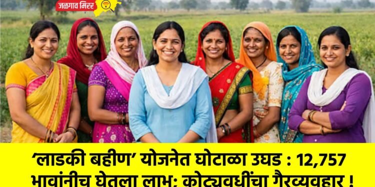 ‘लाडकी बहीण’ योजनेत घोटाळा उघड : १२,७५७ भावांनीच घेतला लाभ; कोट्यवधींचा गैरव्यवहार !