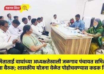 खा.स्मिताताई वाघांच्या अध्यक्षतेखाली जळगाव पंचायत समितीची आढावा बैठक; शासकीय योजना वेळेत पोहोचवण्यास कडक निर्देश !