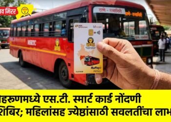 मेहरूणमध्ये एस.टी. स्मार्ट कार्ड नोंदणी शिबिर; महिलांसह ज्येष्ठांसाठी सवलतींचा लाभ !