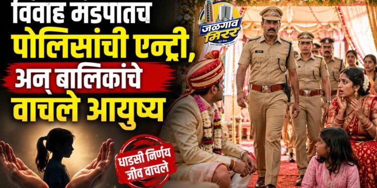 विवाह मंडपातच पोलिसांची एन्ट्री, अन् बालिकांचे वाचले आयुष्य