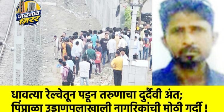 धावत्या रेल्वेतून पडून तरुणाचा दुर्दैवी अंत; पिंप्राळा उड्डाणपुलाखाली नागरिकांची मोठी गर्दी !
