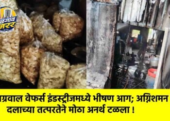अग्रवाल वेफर्स इंडस्ट्रीजमध्ये भीषण आग; अग्निशमन दलाच्या तत्परतेने मोठा अनर्थ टळला !