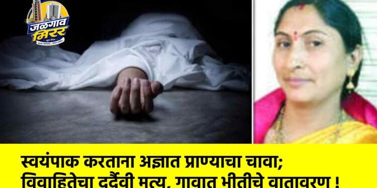 स्वयंपाक करताना अज्ञात प्राण्याचा चावा; विवाहितेचा दुर्दैवी मृत्यू, गावात भीतीचे वातावरण !
