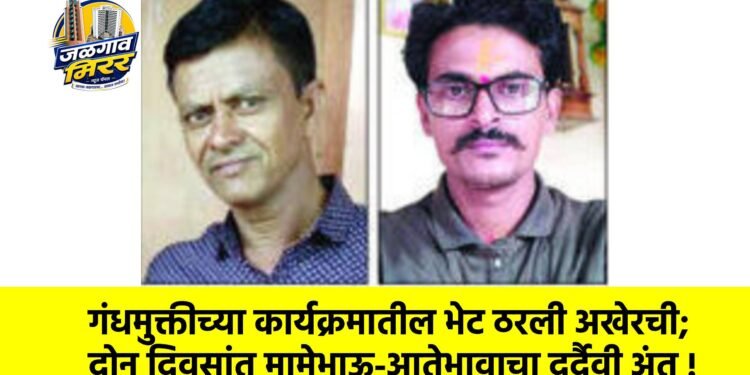 गंधमुक्तीच्या कार्यक्रमातील भेट ठरली अखेरची; दोन दिवसांत मामेभाऊ-आतेभावाचा दुर्दैवी अंत !