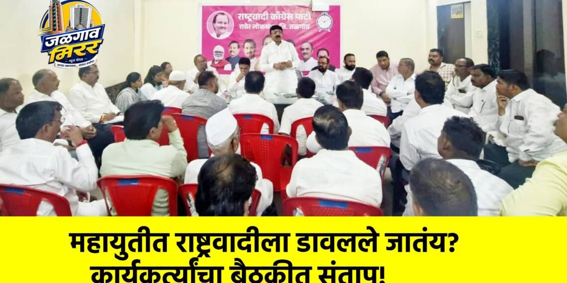 महायुतीत राष्ट्रवादीला डावलले जातंय? कार्यकर्त्यांचा बैठकीत संताप!