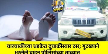 चारचाकीच्या धडकेत दुचाकीस्वार ठार; गुटख्याने भरलेले वाहन पोलिसांच्या ताब्यात