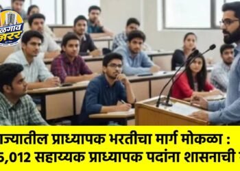 राज्यातील प्राध्यापक भरतीचा मार्ग मोकळा : ५,०१२ सहाय्यक प्राध्यापक पदांना शासनाची मंजुरी