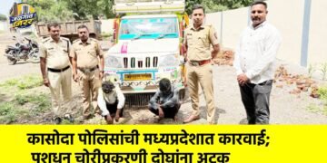 कासोदा पोलिसांची मध्यप्रदेशात कारवाई; पशुधन चोरीप्रकरणी दोघांना अटक