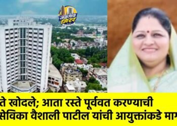 …रस्ते खोदले; आता रस्ते पूर्ववत करण्याची नगरसेविका वैशाली पाटील यांची आयुक्तांकडे मागणी !